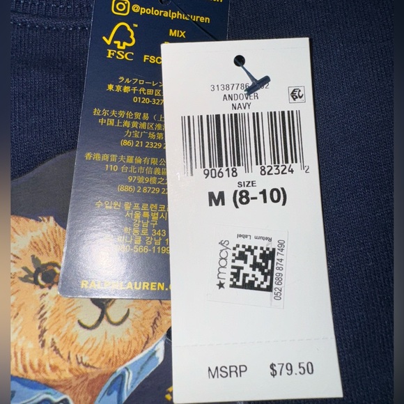 ralph lauren polo bear fleece dress - Picture 6 of 11